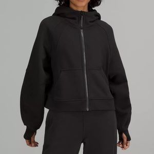 Lululemon Scuba Oversized Full Zip in black. Size medium/large